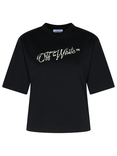 Off-White Black Cotton T-shirt - Off-White - Modalova