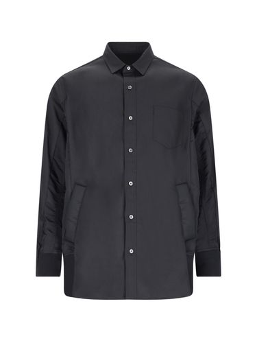 Sacai Nylon Detail Shirt - Sacai - Modalova