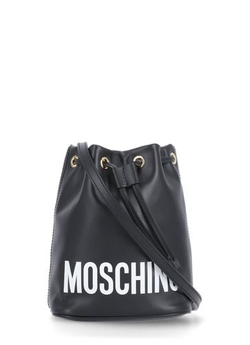 Logo Printed Bucket Shoulder Bag - Moschino - Modalova