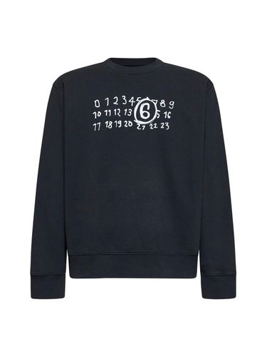 Numbers-printed Crewneck Sweatshirt - MM6 Maison Margiela - Modalova