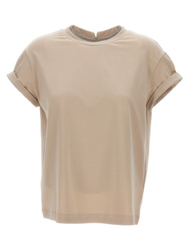 Brunello Cucinelli Monile T-shirt - Brunello Cucinelli - Modalova