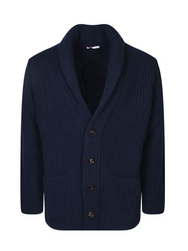 Boglioli Shawl-neck Blue Cardigan - Boglioli - Modalova