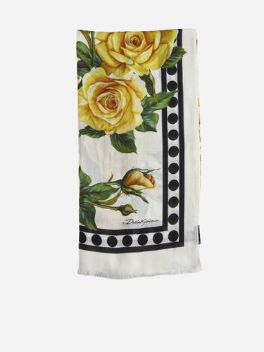 Print Modal And Cashmere Scarf - Dolce & Gabbana - Modalova