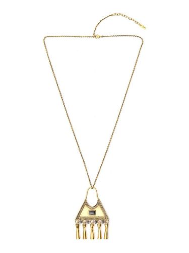 Triangle Charm Necklace - Saint Laurent - Modalova