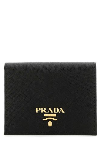 Prada Black Leather Wallet - Prada - Modalova