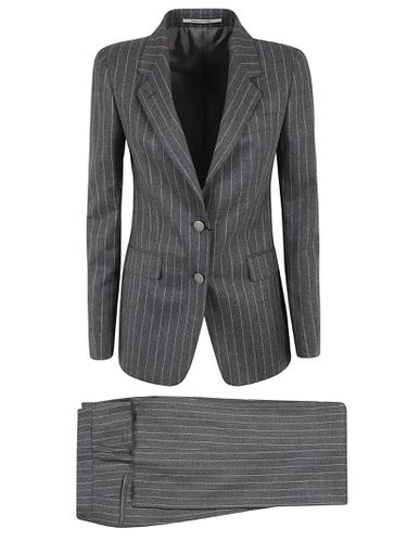 Pinstripe Two-button Suit - Tagliatore - Modalova