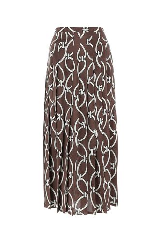 Printed Crepe Skirt - Valentino Garavani - Modalova