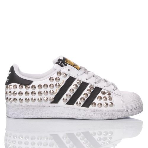 Adidas Superstar White With Studs - Mimanera - Modalova