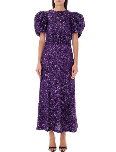 Sequins Puff Sleeve Dress - Rotate by Birger Christensen - Modalova