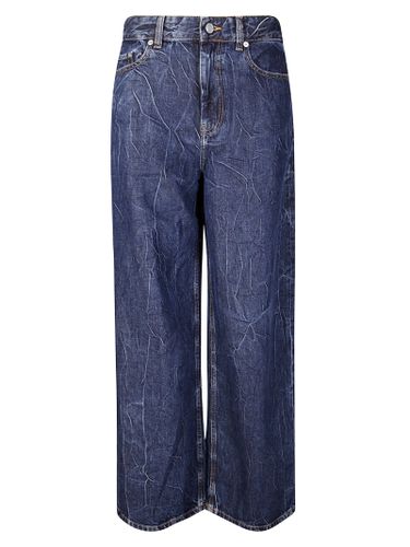 Ganni Crinkled Future Denim Marri - Ganni - Modalova