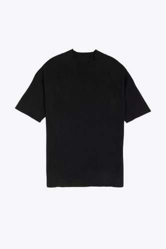 Lupetto In Maglia M/manica Black wool mockneck t-shirt - Mauro Grifoni - Modalova