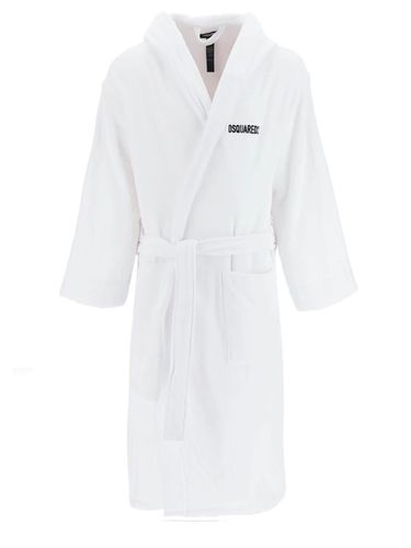 Dsquared2 Bathrobe With Logo - Dsquared2 - Modalova