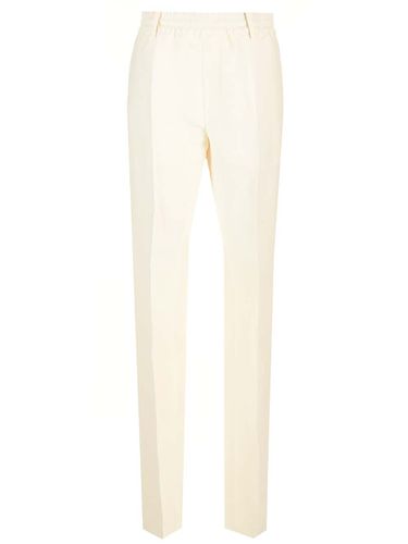 Paper And Viscose Canvas Trousers - Burberry - Modalova