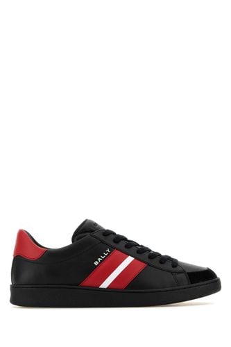 Bally Black Leather Thiago Sneakers - Bally - Modalova