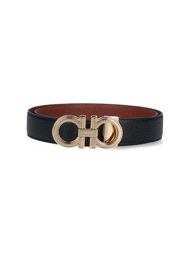 Ferragamo gancini Reversible Belt - Ferragamo - Modalova