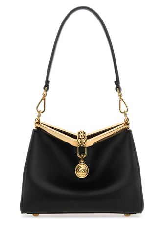 Black Leather Mini Vela Handbag - Etro - Modalova