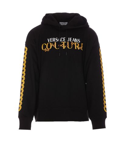 Chain Logo Hoodie - Versace Jeans Couture - Modalova