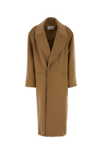 Saint Laurent Camel Cashmere Coat - Saint Laurent - Modalova