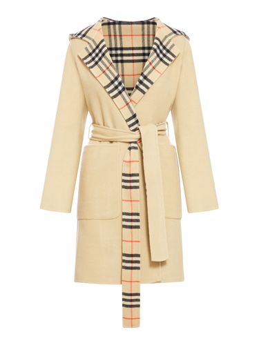 Coat With Vintage Check Pattern - Burberry - Modalova