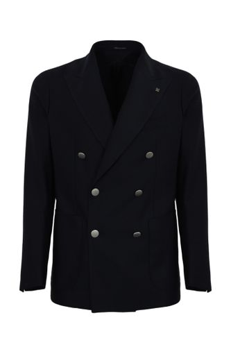 Double-breasted Wool Jacket - Tagliatore - Modalova