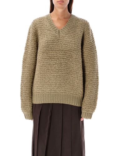 J. W. Anderson Textured Knit V-neck Sweater - J.W. Anderson - Modalova