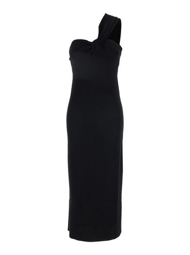 One-shoulder Dress With Sweetheart Neckline In Viscose Blend Woman - Parosh - Modalova