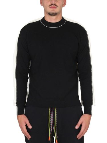 Colour-block Knit Crewneck Sweater - AMBUSH - Modalova