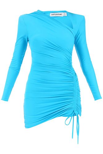 Ruched Jersey Mini Dress - self-portrait - Modalova