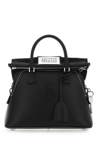 Black Leather Mini 5ac Handbag - Maison Margiela - Modalova