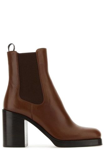 Prada Rounded-toe Ankle Boots - Prada - Modalova