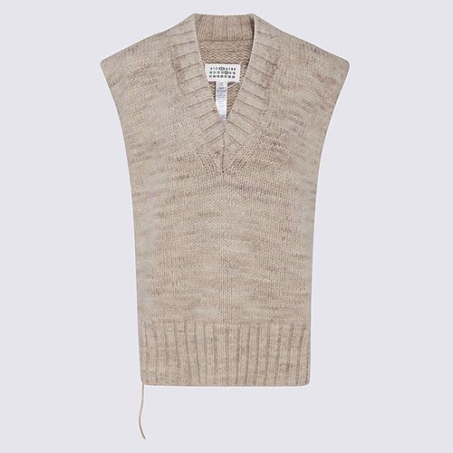 Light Brown Wool Knitwear - Maison Margiela - Modalova