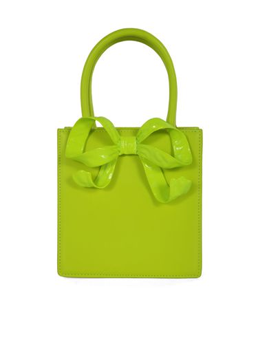 Yellow Bow Mini Tote Bag - self-portrait - Modalova