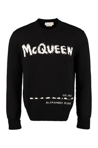 Intarsia Crew-neck Sweater - Alexander McQueen - Modalova