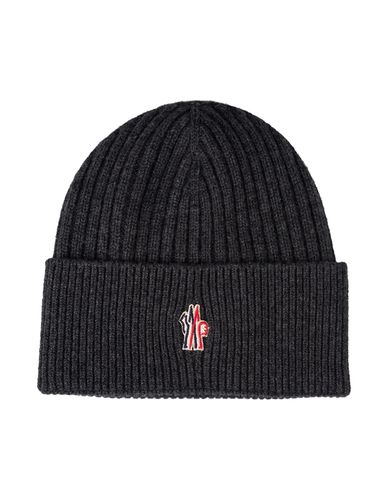 Anthracite Cashmere Beanie With Logo - Moncler Grenoble - Modalova