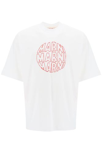 Marni Logo Cotton T-shirt - Marni - Modalova