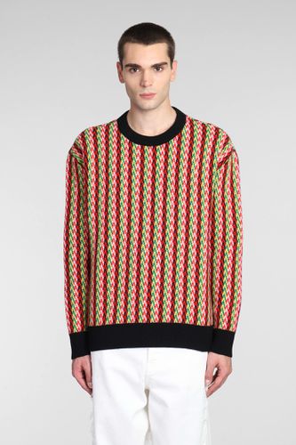 Sweater With Multicolored Chevron Motif - Lanvin - Modalova