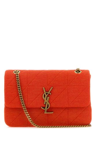 Coral Jersey Medium Jamie Shoulder Bag - Saint Laurent - Modalova