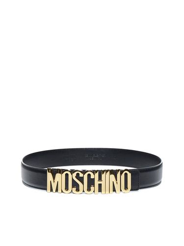 Moschino Logo Buckle Belt - Moschino - Modalova