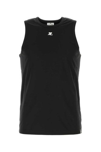 Crewneck Straight Hem Tank Top - Courrèges - Modalova