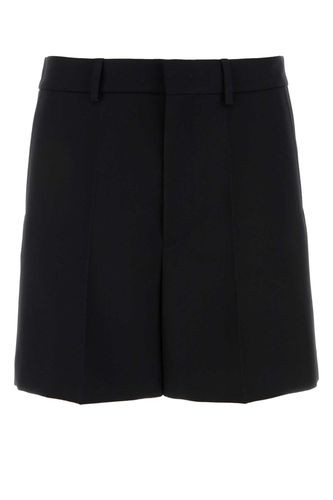 Black Wool Bermuda Shorts - Valentino Garavani - Modalova