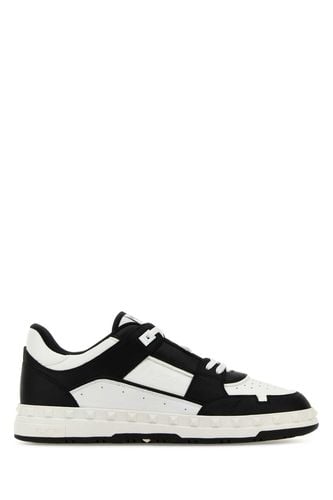 Two-tone Leather Freedots Sneakers - Valentino Garavani - Modalova