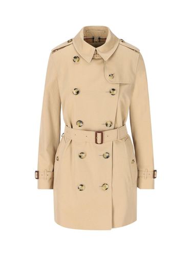 Double Breasted Belted-waist Coat - Burberry - Modalova