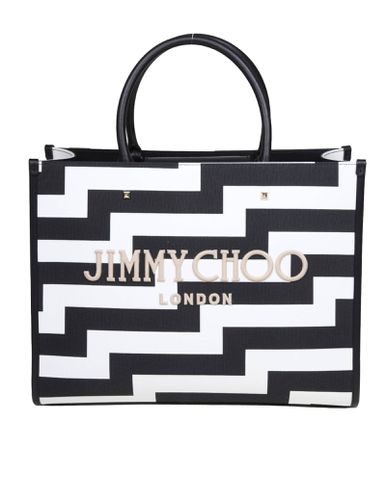 Avenue M And Canvas And Leather Tote - Jimmy Choo - Modalova