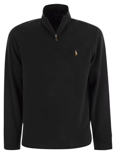 Ribbed Pullover With Zip - Polo Ralph Lauren - Modalova
