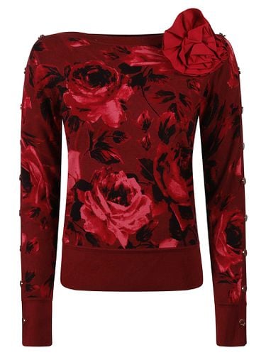 Blugirl Flower Sweater - Blugirl - Modalova