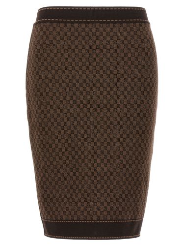 Balmain Monogram Miniskirt - Balmain - Modalova