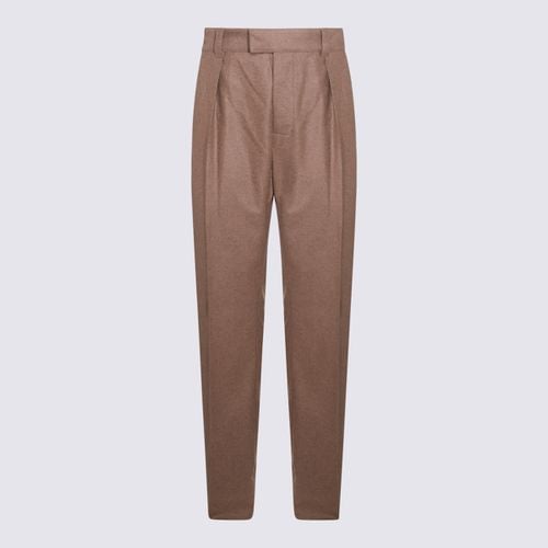 Loro Piana Brown Wool Pants - Loro Piana - Modalova