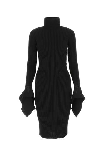 Black Viscose Blend Dress - Ami Alexandre Mattiussi - Modalova