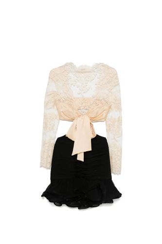 Illustration Flounce Mini In Tea/black - Zimmermann - Modalova