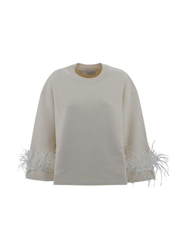 Blouse With Feather Detail - Philosophy di Lorenzo Serafini - Modalova